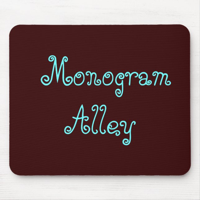 Monogram Alley Mouse Mat (Front)