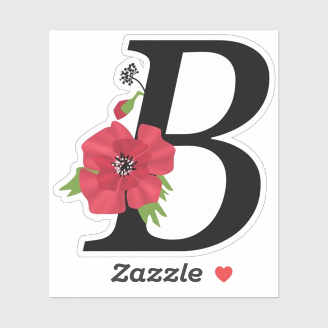 monogram, alphabet, lette Br  , floral monogram (Sheet)