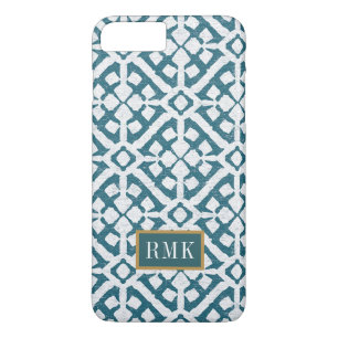 Monogram   Amadora Blue Pattern iPhone 8 Plus/7 Plus Case