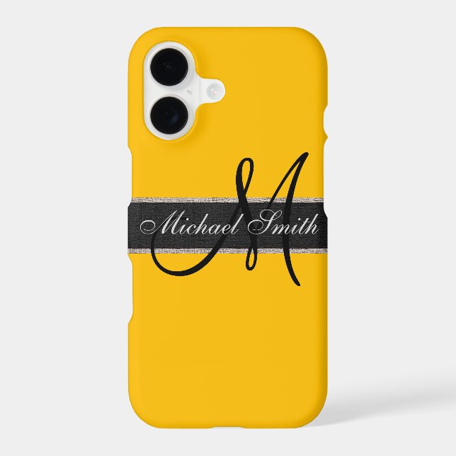 Monogram Amber Colour Background (Back)