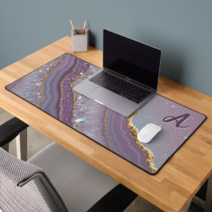 Monogram Amethyst Aurora Desk Mat