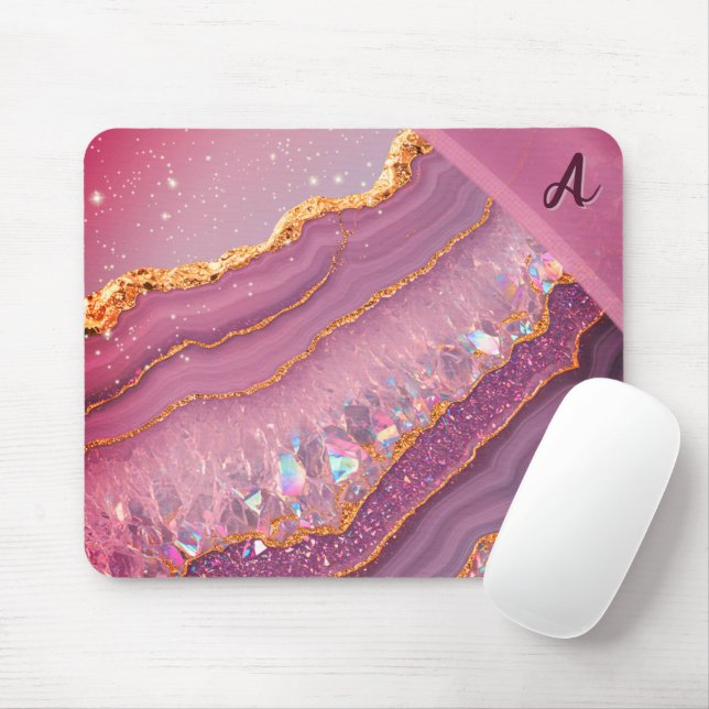 Monogram Amethyst Aurora Mouse Mat (With Mouse)