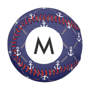Monogram Anchor pattern Baseball