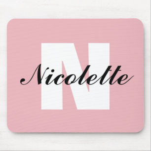 Monogram and Name Mouse Mat