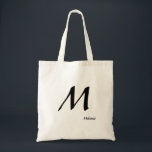Monogram and name tote bag<br><div class="desc">Get this monogram and your name tote bag.</div>