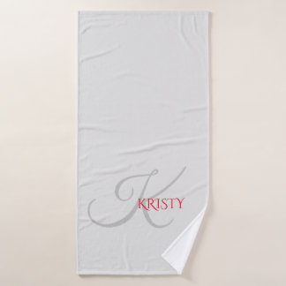 Monogram and Personalized Bath Towel