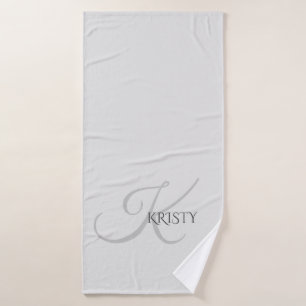 Monogram and Personalized Bath Towel