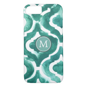 Monogram Aquamarine Motif IV iPhone 8/7 Case