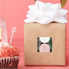 Monogram Arches Tropical Palm Tree Wedding