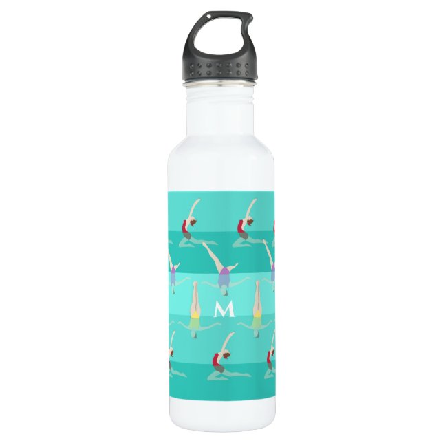 Monogram Artistic Swimming 710 Ml Water Bottle (Front)