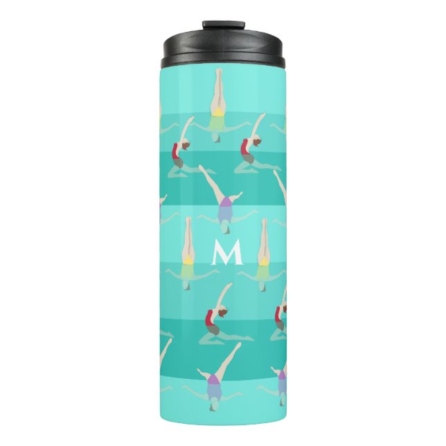 Monogram Artistic Swimming Thermal Tumbler (Front)
