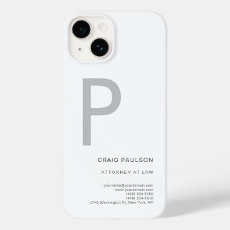 Monogram Attorney at Law Modern Case-Mate iPhone 14 Case