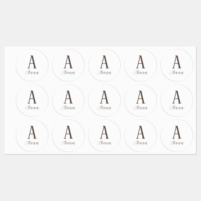 Monogram Autumn vibe (Sheet)