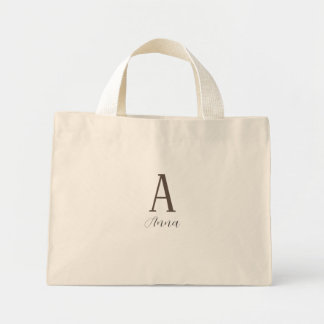 Monogram Autumn vibe Mini Tote Bag