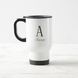 Monogram Autumn vibe Travel Mug