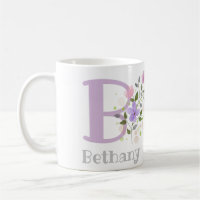 Monogram B & Christian Name Bethany