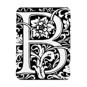 Monogram B Victorian Magnet