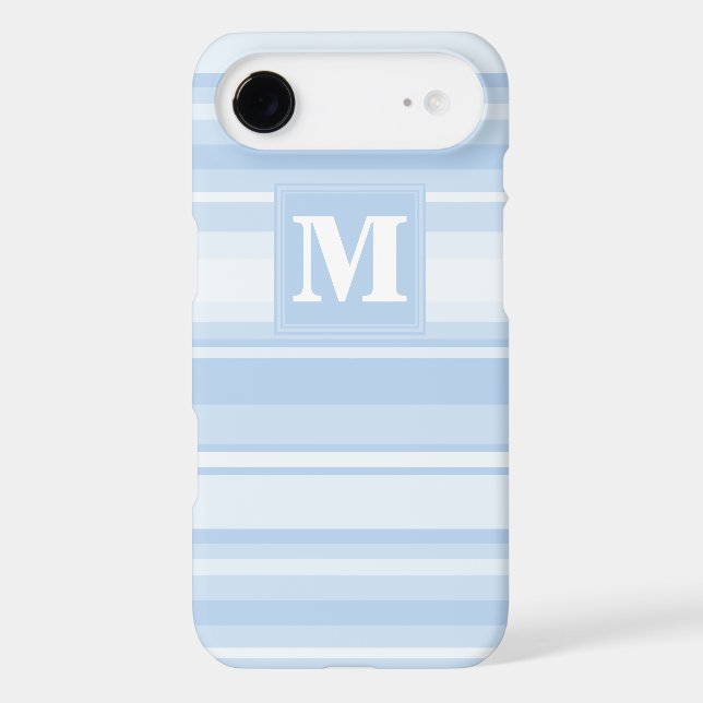 Monogram baby blue stripes (Back)