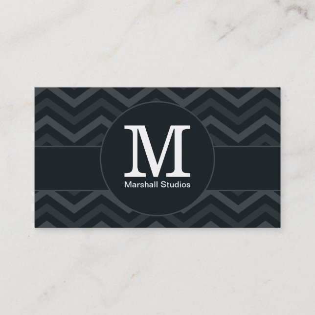 Monogram Band Business Card (Front)