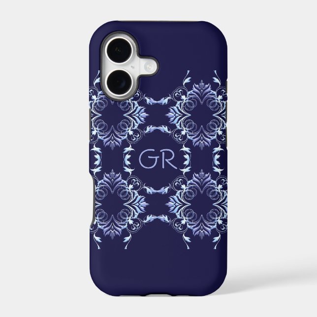Monogram.Baroque element. (Back)