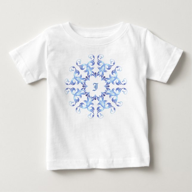 Monogram.Baroque element. Baby T-Shirt (Front)