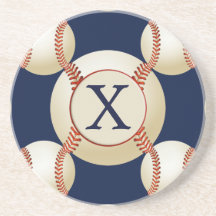 Monogram Baseball Balls Sports pattern