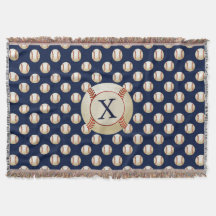 Monogram Baseball Balls Sports pattern