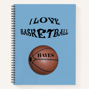 MONOGRAM BASKETBALL* NOTEBOOK