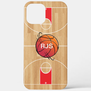 Monogram Basketball on Basketball Court Case-Mate iPhone Case