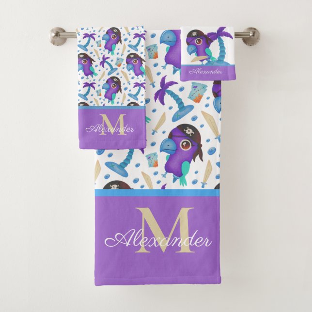 Monogram Bath Towel Set (Insitu)