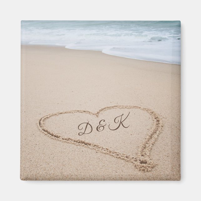 Monogram | Beach Love I Magnet (Front)