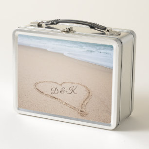 Monogram   Beach Love I Metal Lunch Box