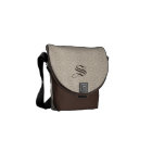 Monogram Beige/Brown Circles Pattern Custom Bag