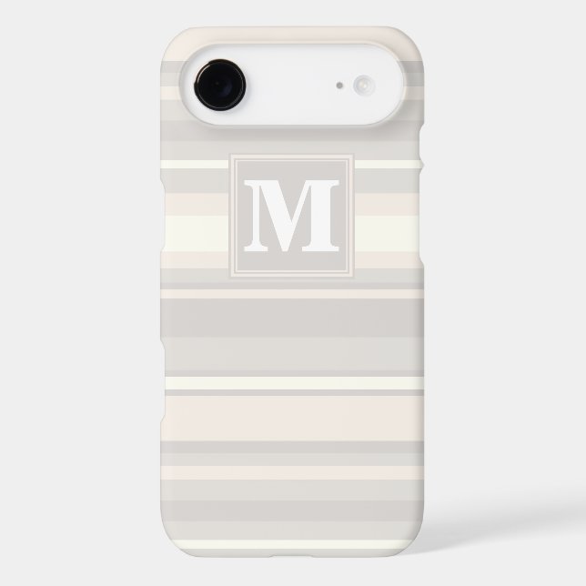 Monogram beige stripes (Back)