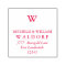 Monogram Berry Laurel Branches Return Address