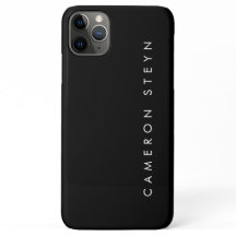 Monogram Black And White Minimalist