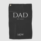 Monogram Black Dad Typography