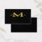 Monogram Black Gold Initial Personalised Name  Poc