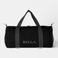 Monogram Black Modern Minimalist Unique