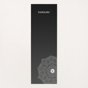Monogram Black Ombre Modern Yoga Mat