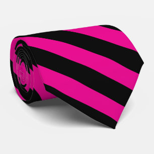 Monogram Black Pink Masonic Ties Freemason Gifts