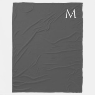 Monogram Blankets Elegant Personalised Template
