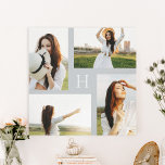 Monogram Blocks Editable Colour Photo Canvas<br><div class="desc">Preserve the precious moments with personalised wall decor. Makes a great gift!</div>