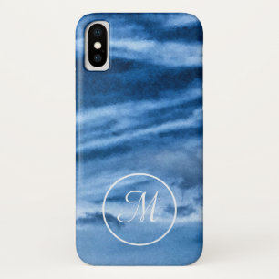 Monogram Blue Sky iPhone X Case