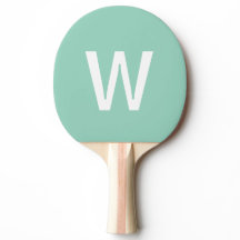Monogram blue& white Personalised Ping Pong Ball