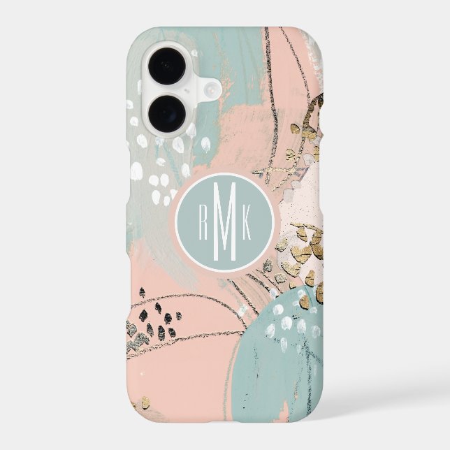 Monogram | Blush & Gold I (Back)