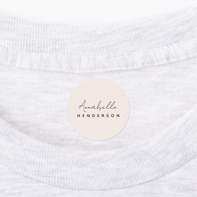 Monogram Blush Pink | Modern Minimalist Feminine (Affixed)