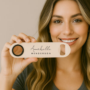 Monogram Blush Pink   Modern Minimalist Feminine