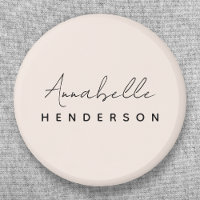Monogram Blush Pink | Modern Minimalist Feminine