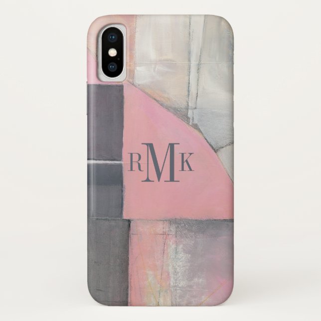 Monogram | Blushing Bride Case-Mate iPhone Case (Back)